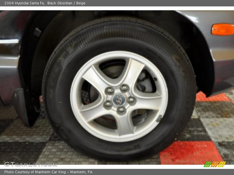 Black Obsidian / Beige 2004 Hyundai Santa Fe