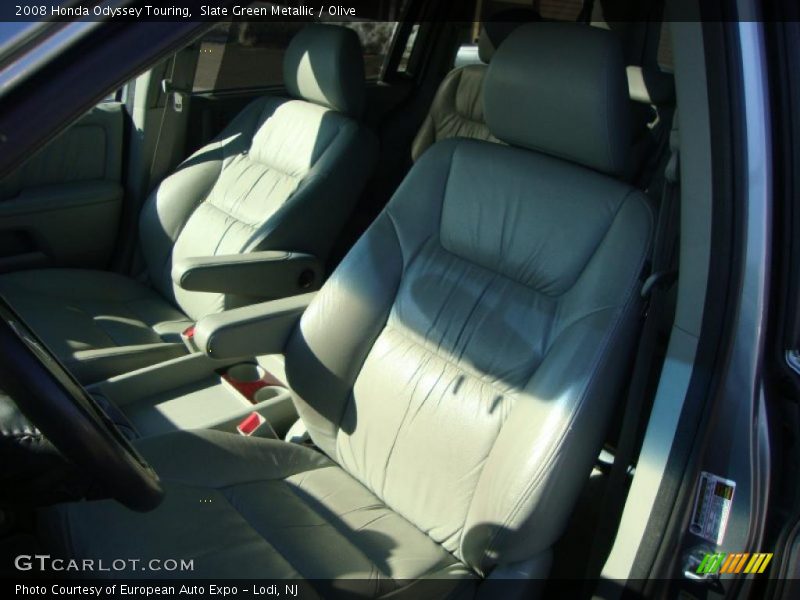 Slate Green Metallic / Olive 2008 Honda Odyssey Touring