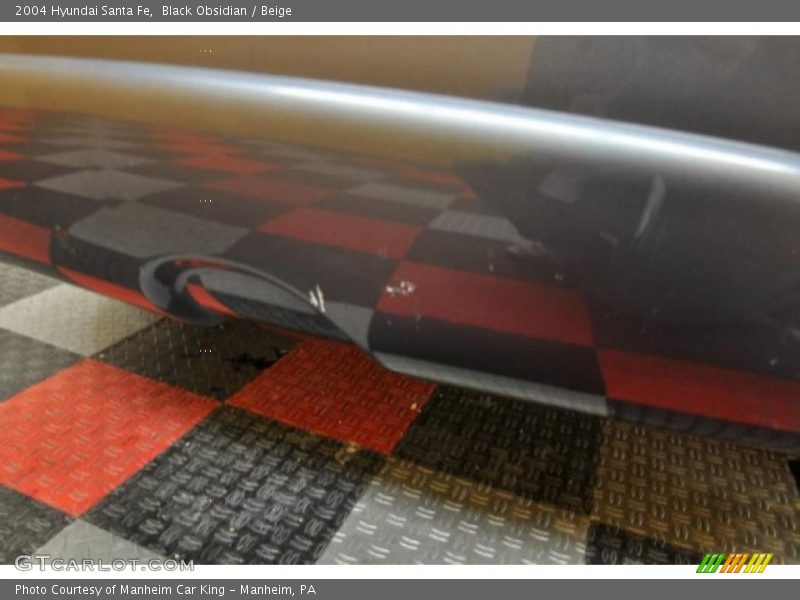 Black Obsidian / Beige 2004 Hyundai Santa Fe