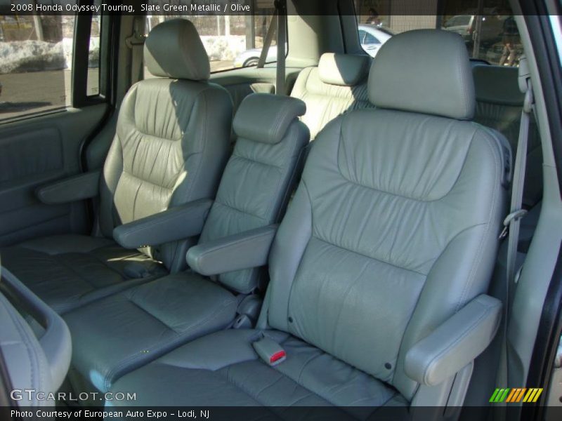 Slate Green Metallic / Olive 2008 Honda Odyssey Touring