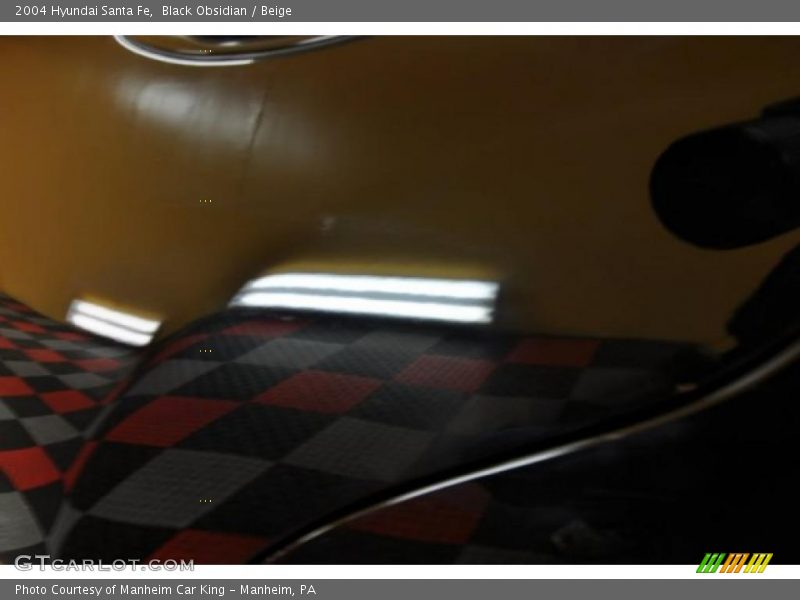 Black Obsidian / Beige 2004 Hyundai Santa Fe