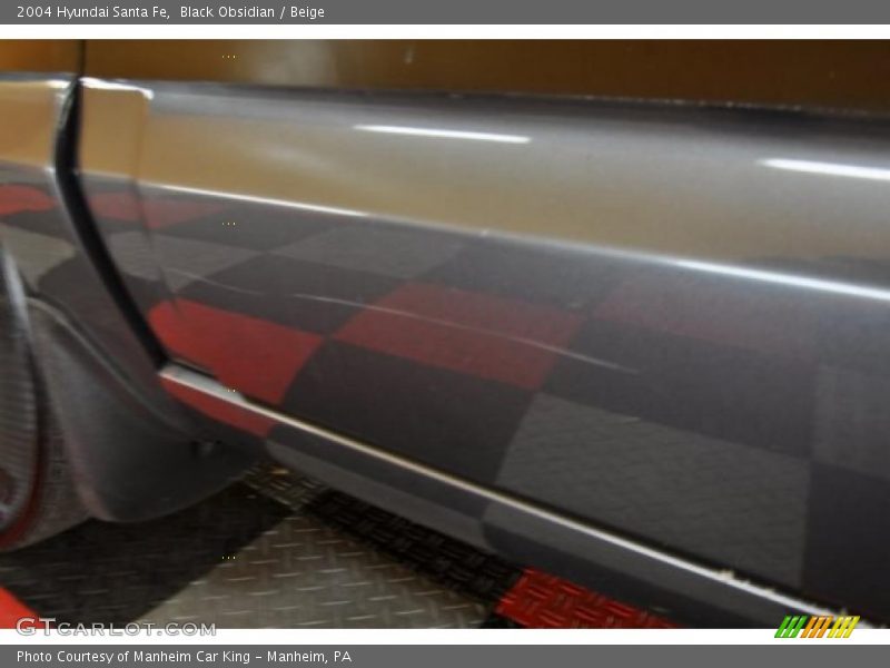 Black Obsidian / Beige 2004 Hyundai Santa Fe