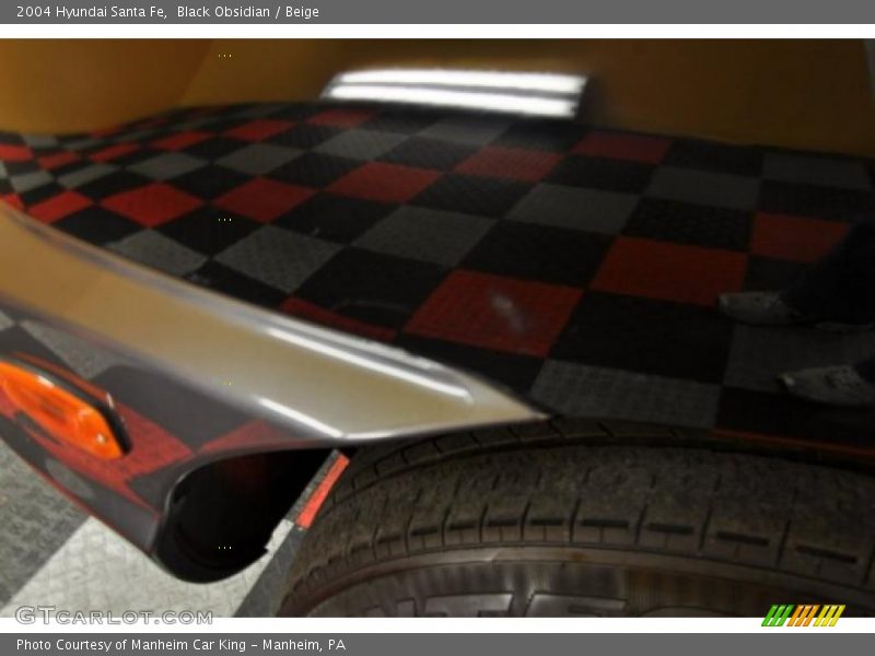 Black Obsidian / Beige 2004 Hyundai Santa Fe