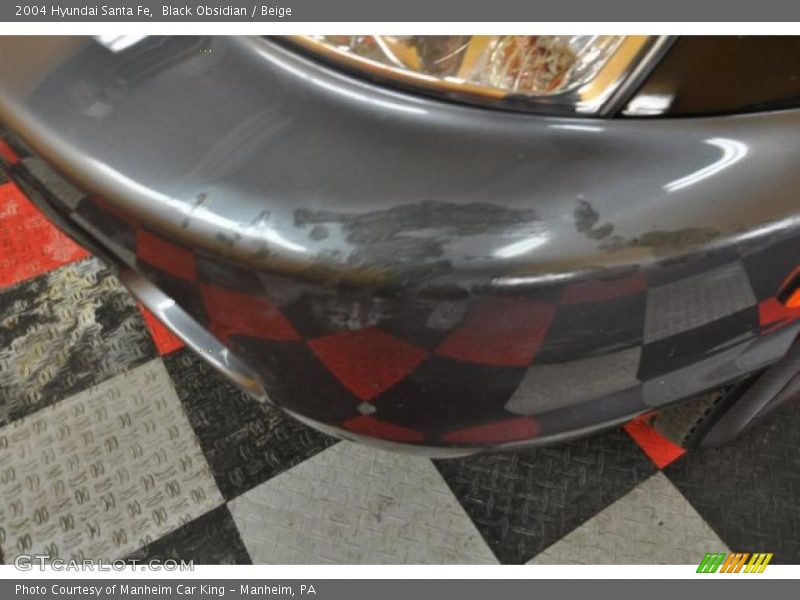 Black Obsidian / Beige 2004 Hyundai Santa Fe
