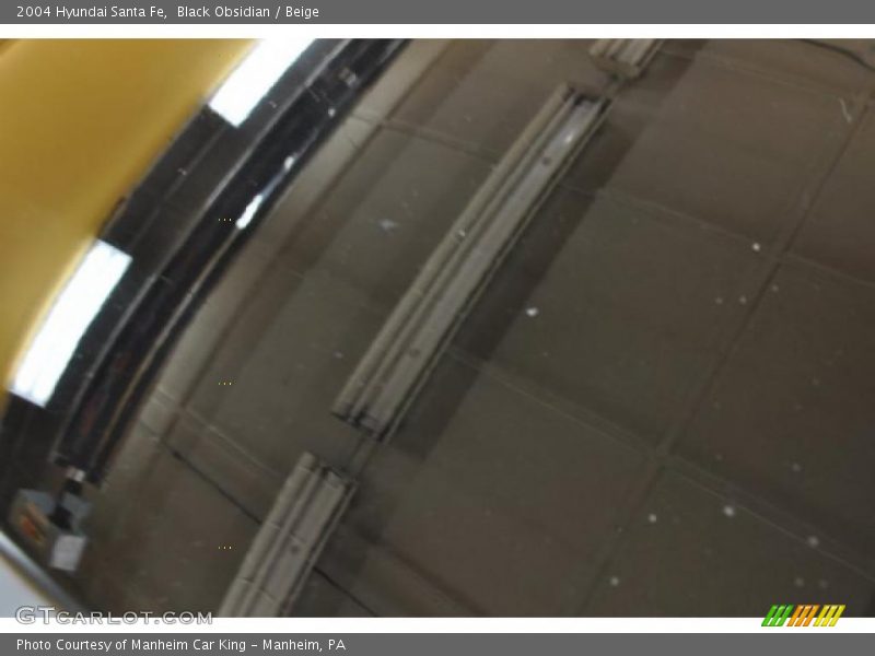 Black Obsidian / Beige 2004 Hyundai Santa Fe