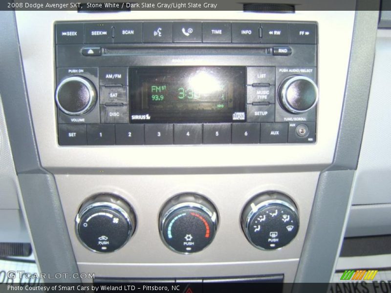 Stone White / Dark Slate Gray/Light Slate Gray 2008 Dodge Avenger SXT