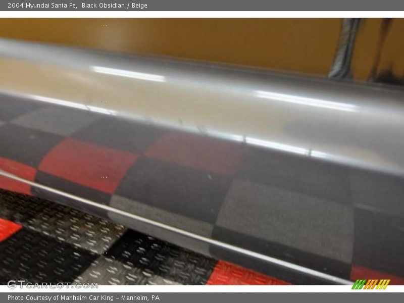 Black Obsidian / Beige 2004 Hyundai Santa Fe