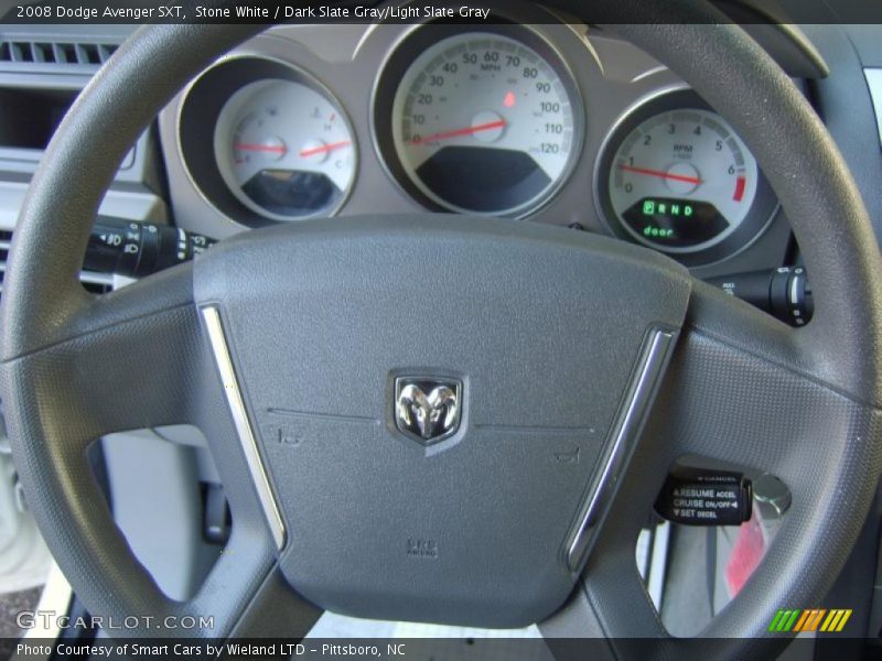 Stone White / Dark Slate Gray/Light Slate Gray 2008 Dodge Avenger SXT