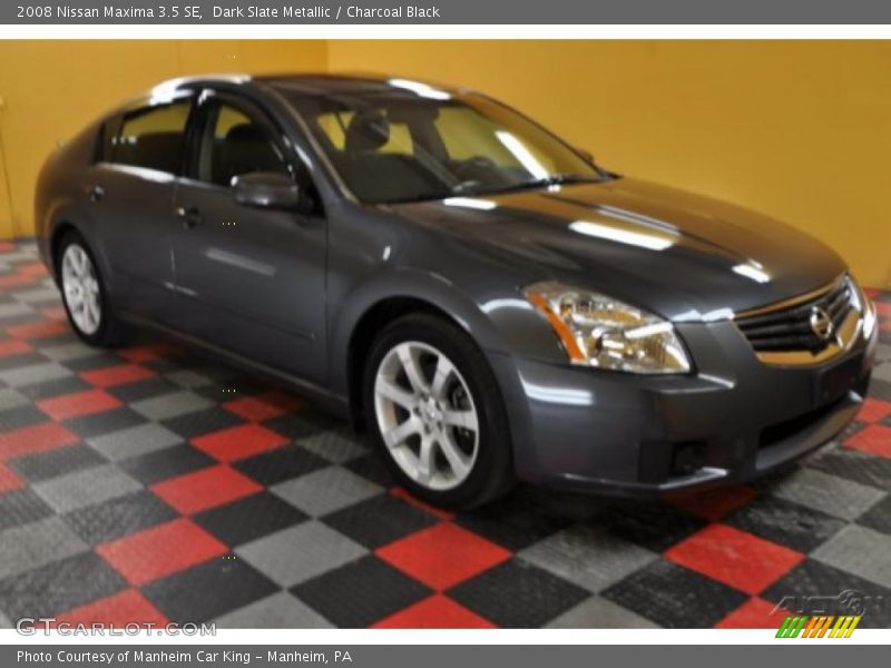 Dark Slate Metallic / Charcoal Black 2008 Nissan Maxima 3.5 SE