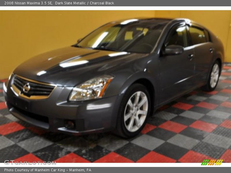 Dark Slate Metallic / Charcoal Black 2008 Nissan Maxima 3.5 SE