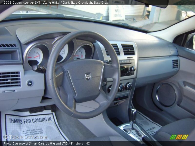 Stone White / Dark Slate Gray/Light Slate Gray 2008 Dodge Avenger SXT