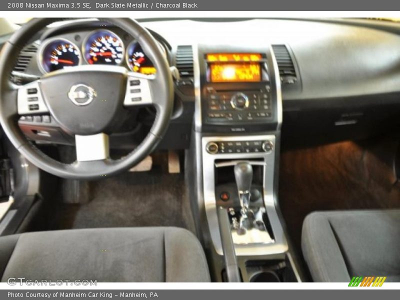 Dark Slate Metallic / Charcoal Black 2008 Nissan Maxima 3.5 SE