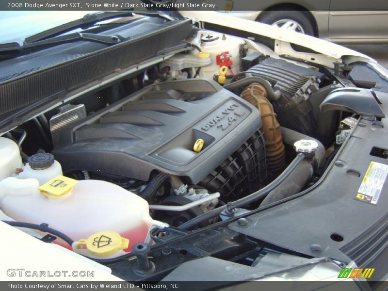 Stone White / Dark Slate Gray/Light Slate Gray 2008 Dodge Avenger SXT