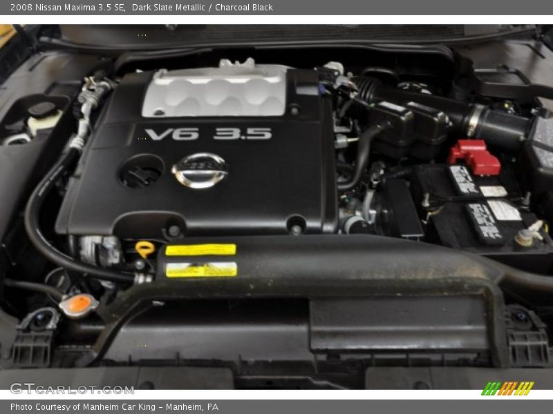 Dark Slate Metallic / Charcoal Black 2008 Nissan Maxima 3.5 SE