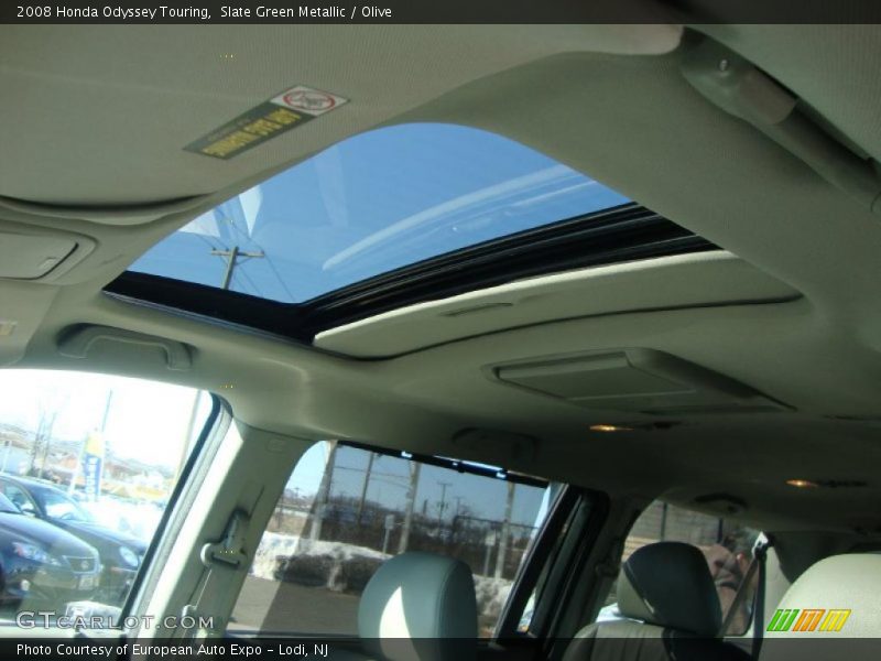 Slate Green Metallic / Olive 2008 Honda Odyssey Touring