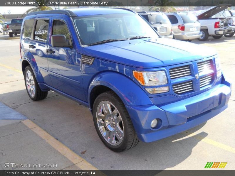 Electric Blue Pearl / Dark Slate Gray 2008 Dodge Nitro R/T