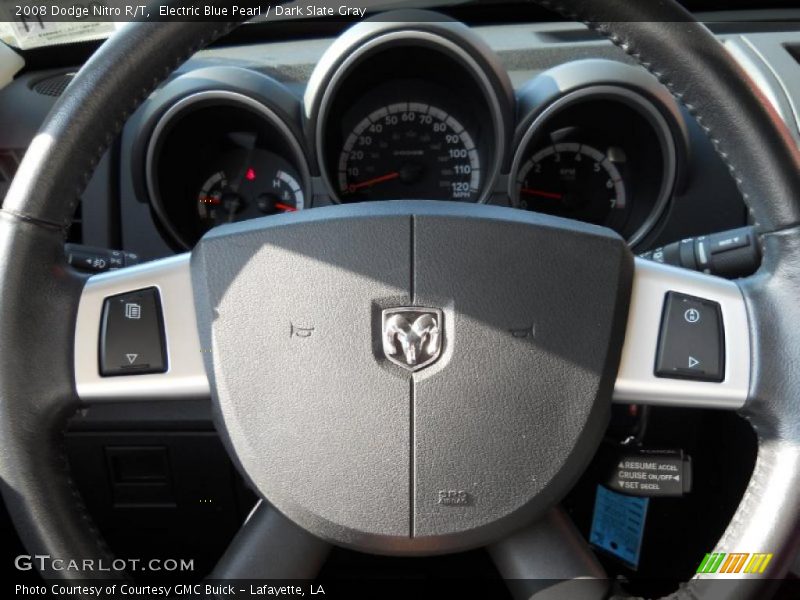 Electric Blue Pearl / Dark Slate Gray 2008 Dodge Nitro R/T