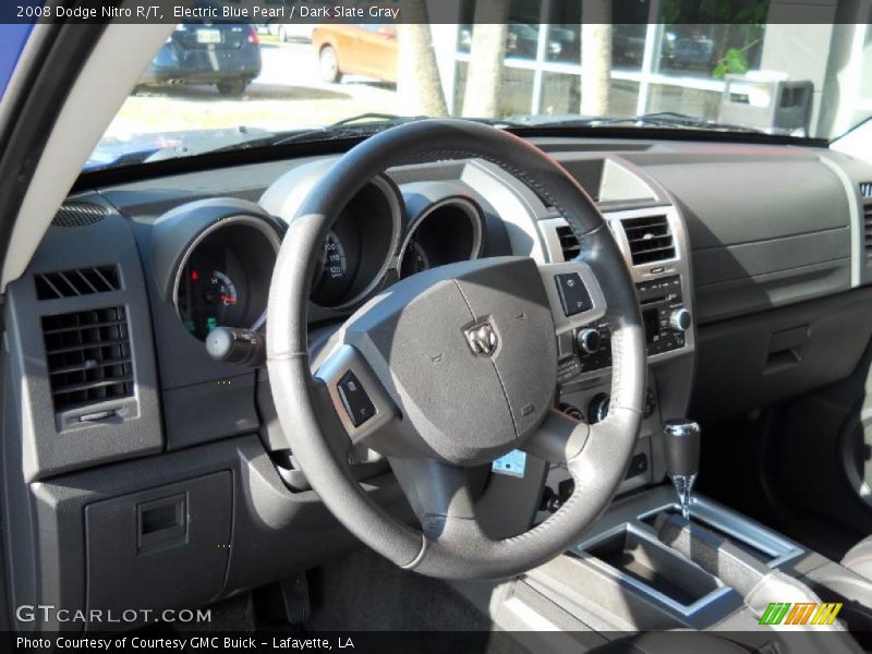 Electric Blue Pearl / Dark Slate Gray 2008 Dodge Nitro R/T