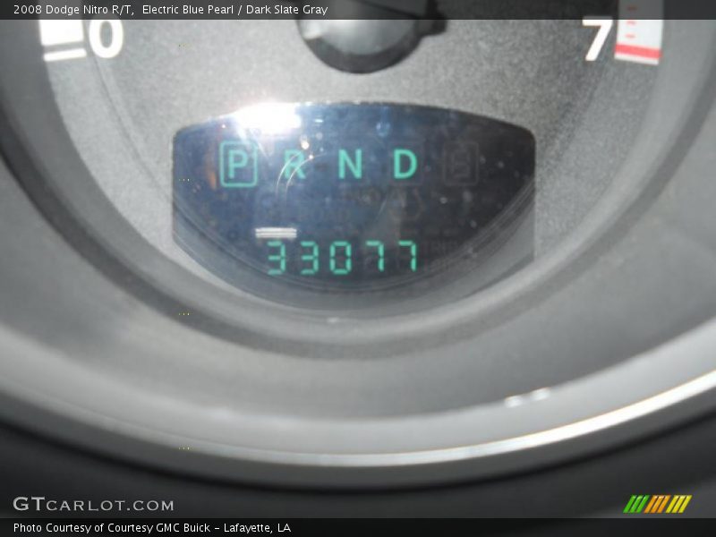 Electric Blue Pearl / Dark Slate Gray 2008 Dodge Nitro R/T