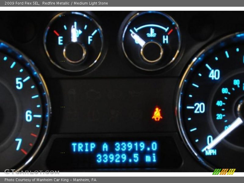 Redfire Metallic / Medium Light Stone 2009 Ford Flex SEL