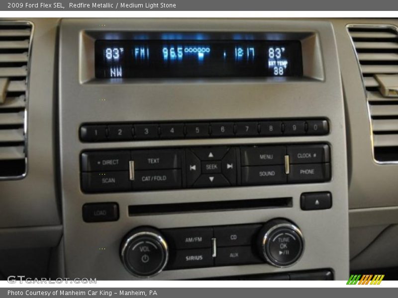Redfire Metallic / Medium Light Stone 2009 Ford Flex SEL