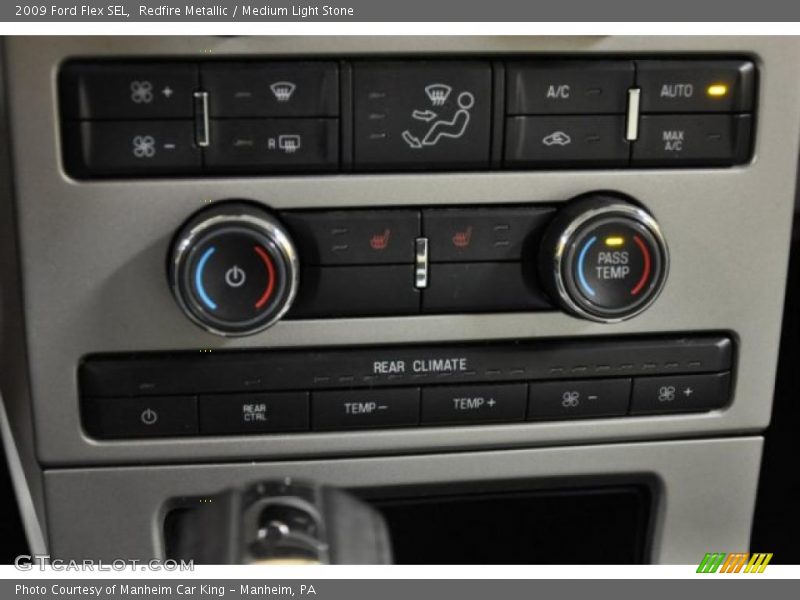 Redfire Metallic / Medium Light Stone 2009 Ford Flex SEL