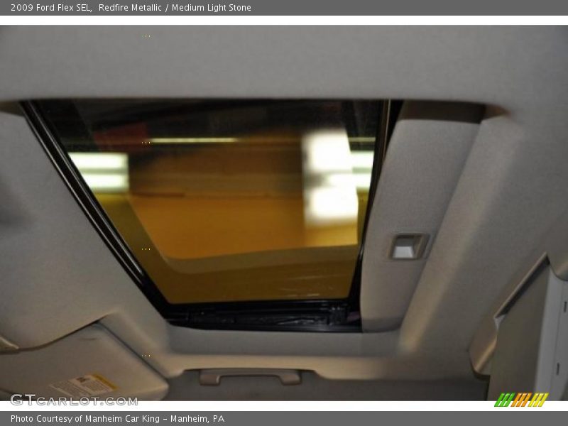 Redfire Metallic / Medium Light Stone 2009 Ford Flex SEL