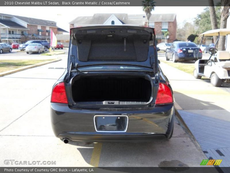 Black Granite Metallic / Cocoa/Cashmere 2010 Chevrolet Malibu LT Sedan