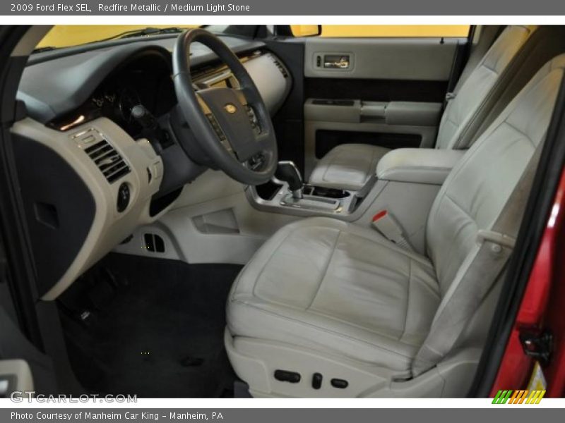 Redfire Metallic / Medium Light Stone 2009 Ford Flex SEL