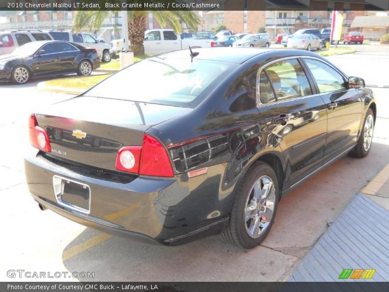 Black Granite Metallic / Cocoa/Cashmere 2010 Chevrolet Malibu LT Sedan