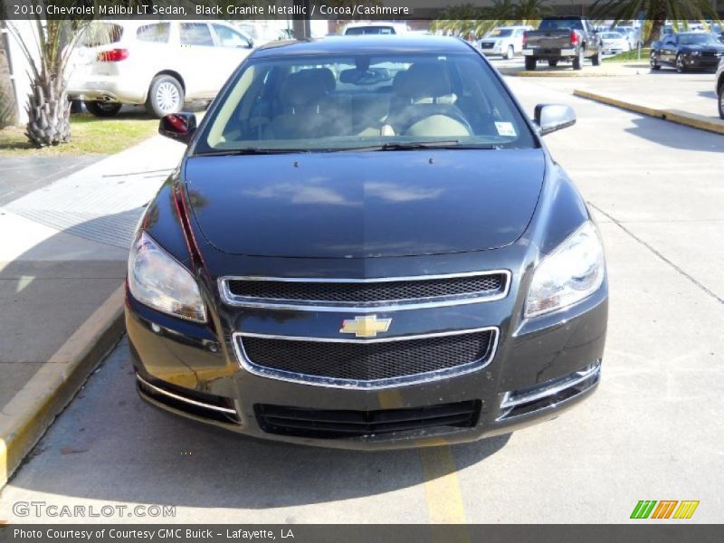 Black Granite Metallic / Cocoa/Cashmere 2010 Chevrolet Malibu LT Sedan