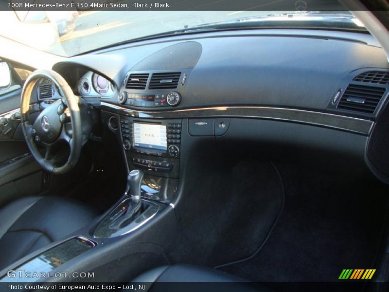 Black / Black 2008 Mercedes-Benz E 350 4Matic Sedan