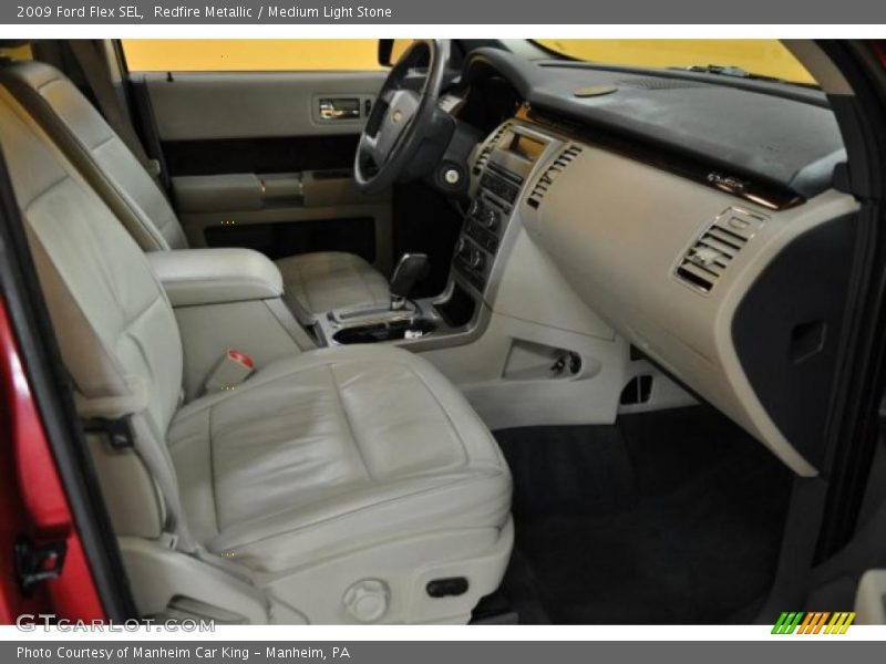 Redfire Metallic / Medium Light Stone 2009 Ford Flex SEL
