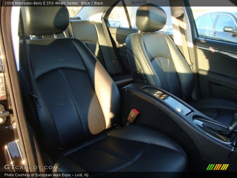 Black / Black 2008 Mercedes-Benz E 350 4Matic Sedan
