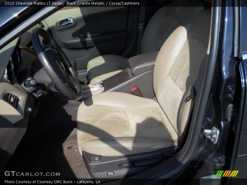 Black Granite Metallic / Cocoa/Cashmere 2010 Chevrolet Malibu LT Sedan