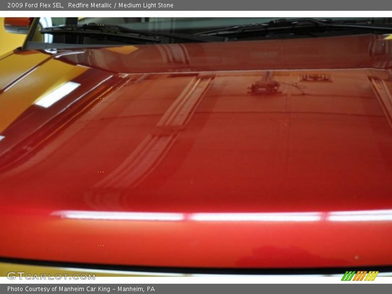 Redfire Metallic / Medium Light Stone 2009 Ford Flex SEL
