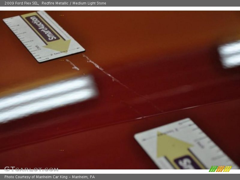 Redfire Metallic / Medium Light Stone 2009 Ford Flex SEL