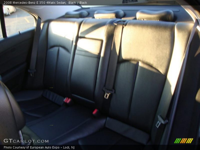 Black / Black 2008 Mercedes-Benz E 350 4Matic Sedan