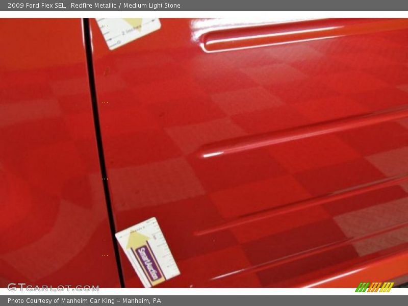 Redfire Metallic / Medium Light Stone 2009 Ford Flex SEL