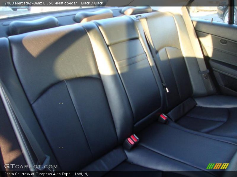 Black / Black 2008 Mercedes-Benz E 350 4Matic Sedan