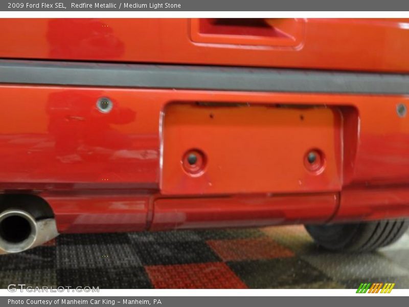 Redfire Metallic / Medium Light Stone 2009 Ford Flex SEL
