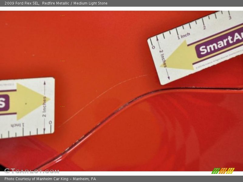 Redfire Metallic / Medium Light Stone 2009 Ford Flex SEL
