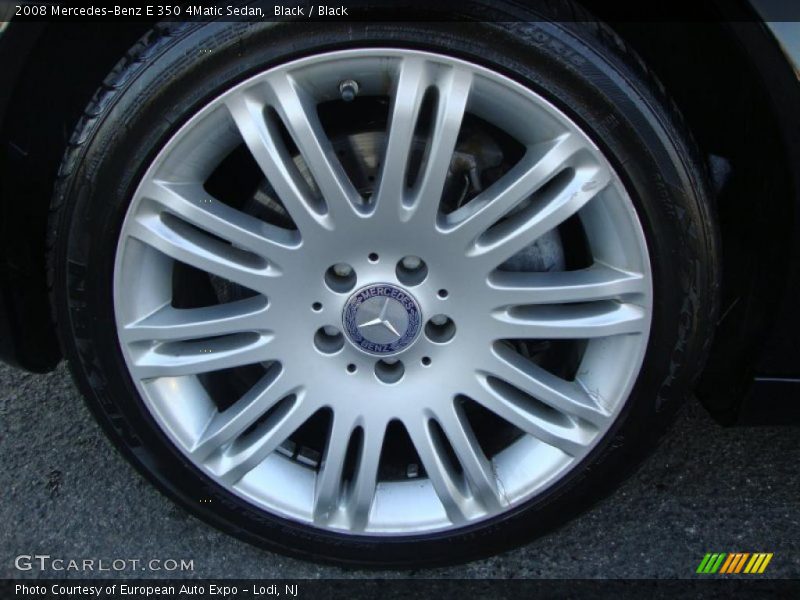 Black / Black 2008 Mercedes-Benz E 350 4Matic Sedan