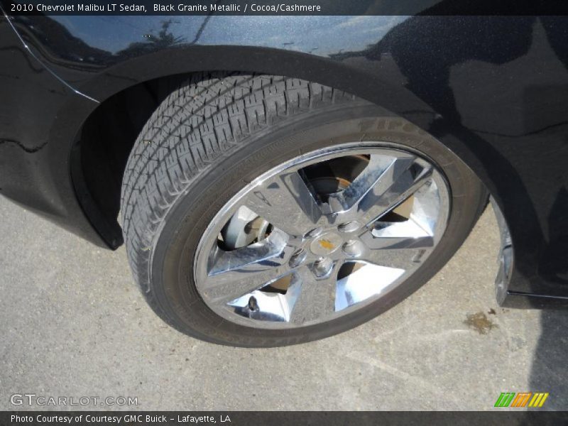 Black Granite Metallic / Cocoa/Cashmere 2010 Chevrolet Malibu LT Sedan