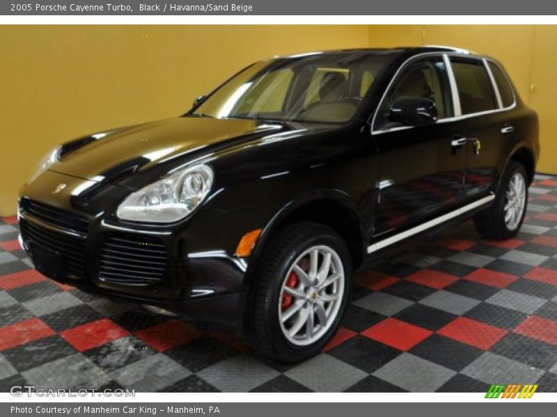 Black / Havanna/Sand Beige 2005 Porsche Cayenne Turbo
