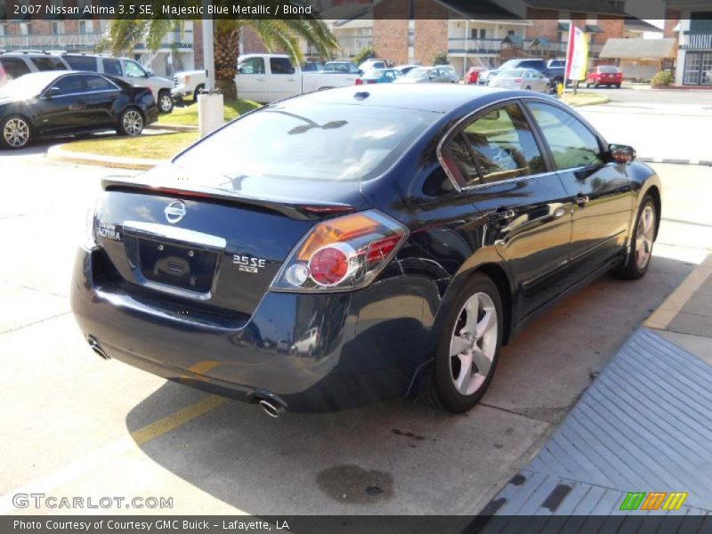 Majestic Blue Metallic / Blond 2007 Nissan Altima 3.5 SE