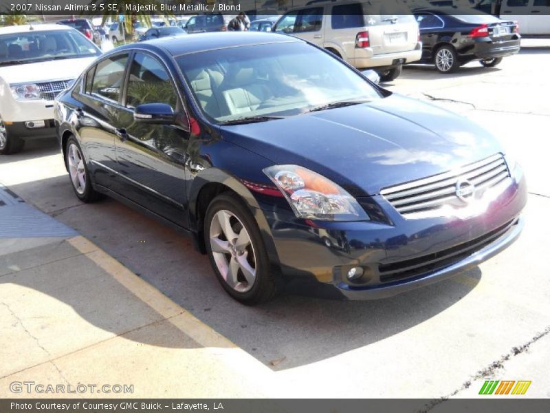 Majestic Blue Metallic / Blond 2007 Nissan Altima 3.5 SE