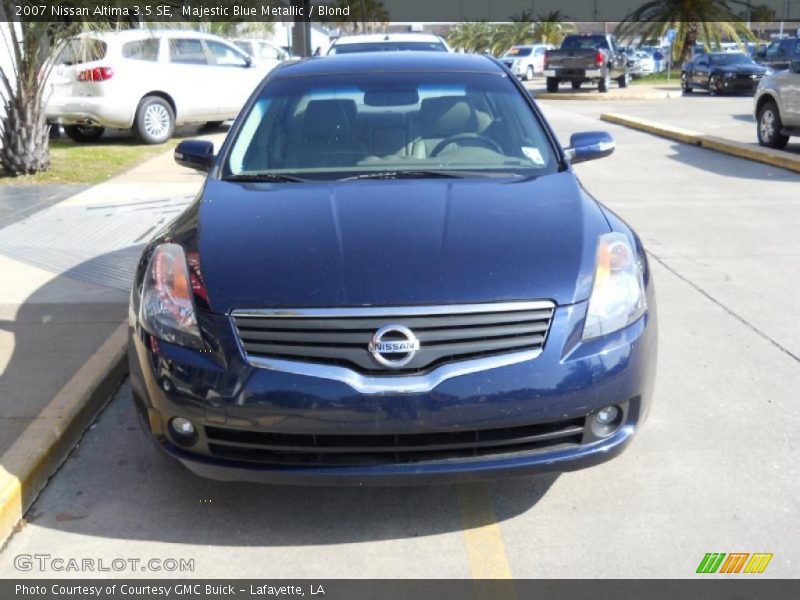 Majestic Blue Metallic / Blond 2007 Nissan Altima 3.5 SE