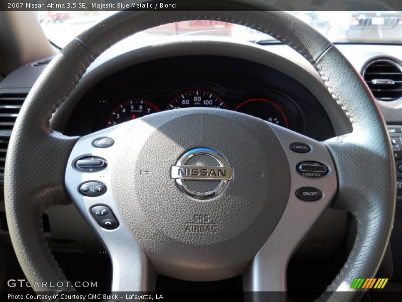 Majestic Blue Metallic / Blond 2007 Nissan Altima 3.5 SE