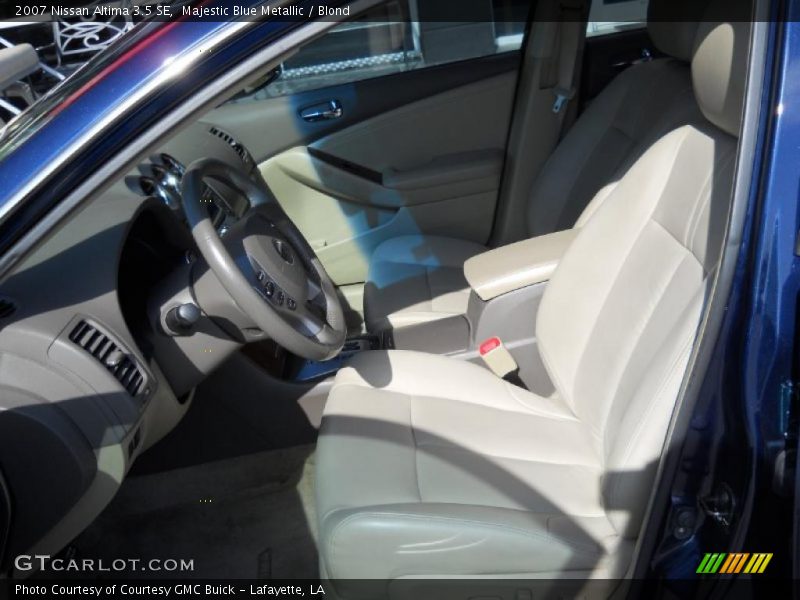 Majestic Blue Metallic / Blond 2007 Nissan Altima 3.5 SE